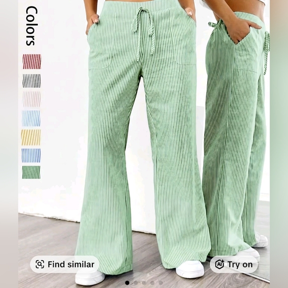 Womens Wide Leg Pant - Picture 3 of 3
